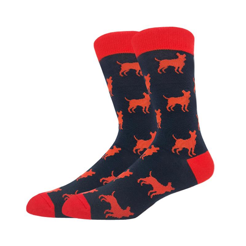 Мужская мода осень-зима носки для скейтборда Happy Creative пингвин дельфин акула коала носки новинка команда смешные мужские носки