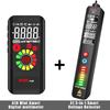 A10 Digital Multimeter Color Lcd Rechargeable Pocket Smart Voltmeter Capacitor Diode Ohm Hertz Duty Cycle Voltage Tester