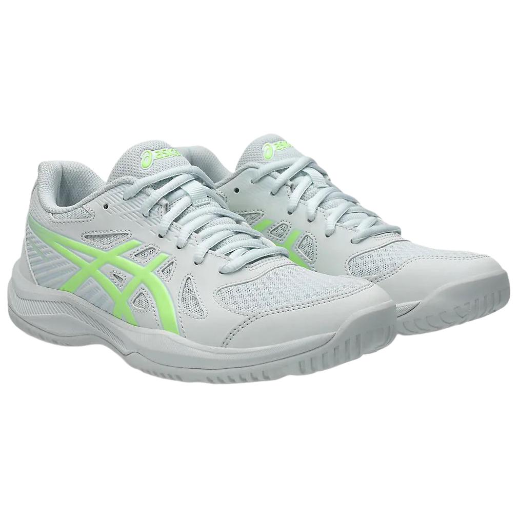 Asics Upcourt 6 Удобные Универсальные Поддерживающие Футбольные Бутсы Женская Кроссовка Белый 1072A107-404
