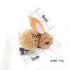 Cute Hair Ball Rabbit Hair Clip Children's Girl Animal Hairpins Korea Simple Hair Accessories Headwear Hairpin