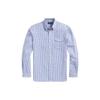 Polo Ralph Lauren SS23 Plaid Collar Single-Breasted Long Sleeve Shirt Men Shirts Blue MNPOWOV16822875-400