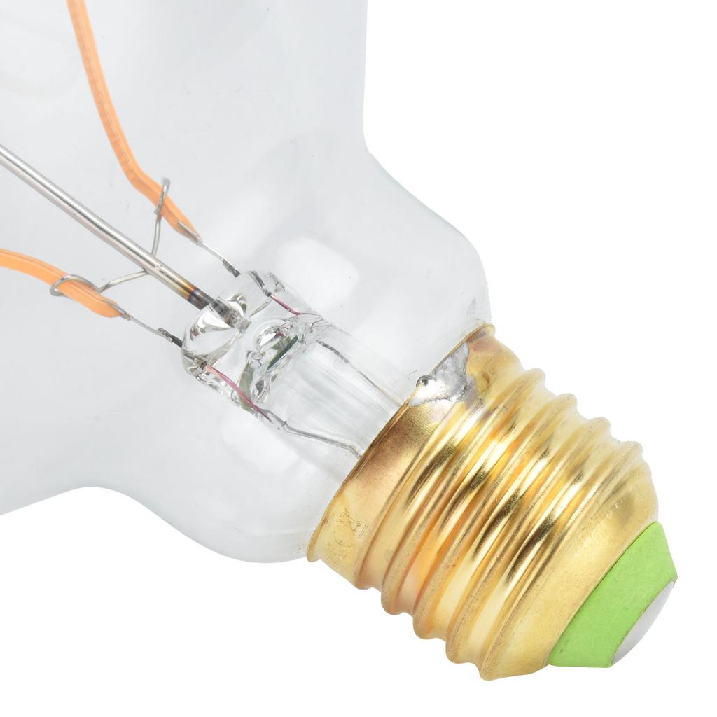 G95 Heart Shaped LED Retro Bulb E27 4W 110V Dimmable Light Bulb for Bedroom Coffee Shop Warm Light