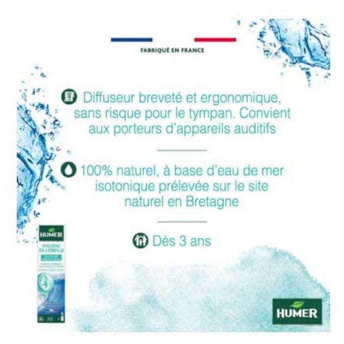 Humer Hygiène de l#039;Oreille 100% Naturel Spray dès 3 ans 100ml