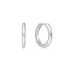 ANIA HAIE Silver Tube Small Huggie 925 Silver Ring Earrings E062-01H