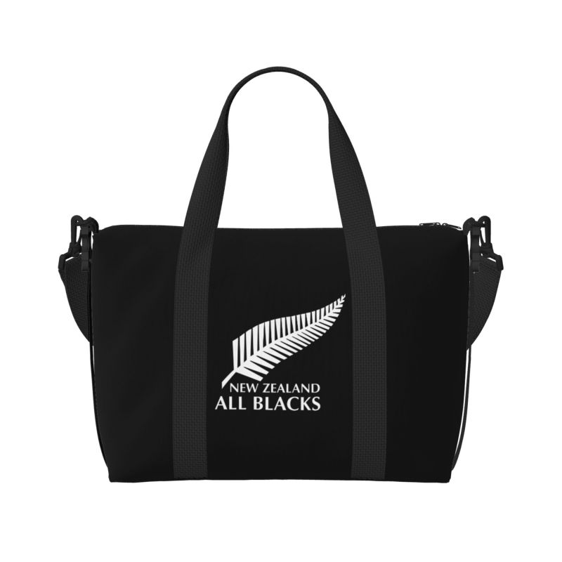 Новая Зеландия All Blacks Дорожные сумки-даффлы Легкие водонепроницаемые Сумки для выходных и ночевки Унисекс Портативная Повседневная багажная сумка