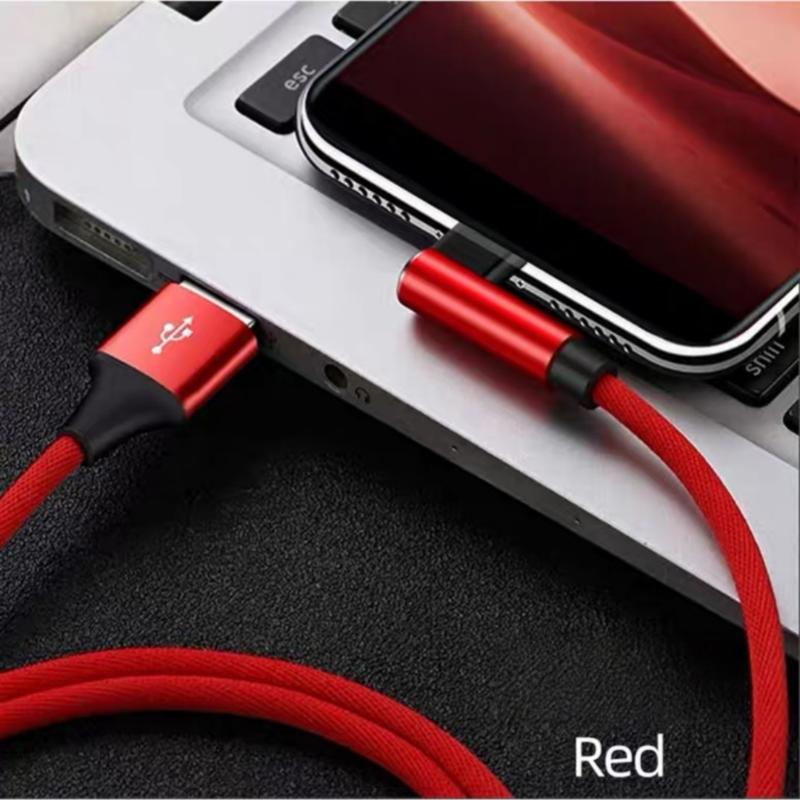 1 шт. 1/1,5/2 метра PD 60 Вт 6 А Быстрая зарядка Зарядный кабель USB-A на TYPE-C Угловой ДАННЫЕ 480 Мбит/с Для аксессуаров телефона