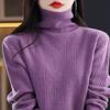 Женский кашемировый свитер Qinghe cashmere 30% кашемир 70% шерсть Женский осенне-зимний кашемировый свитер мягкий и теплый