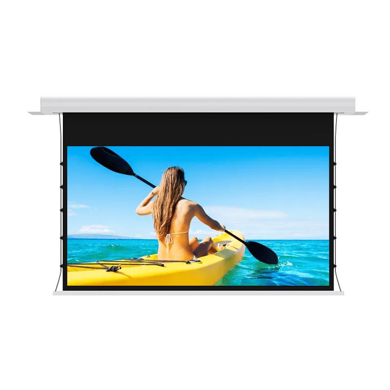 JINGMI Electric Voice-Controlled In-Ceiling Projector Screen