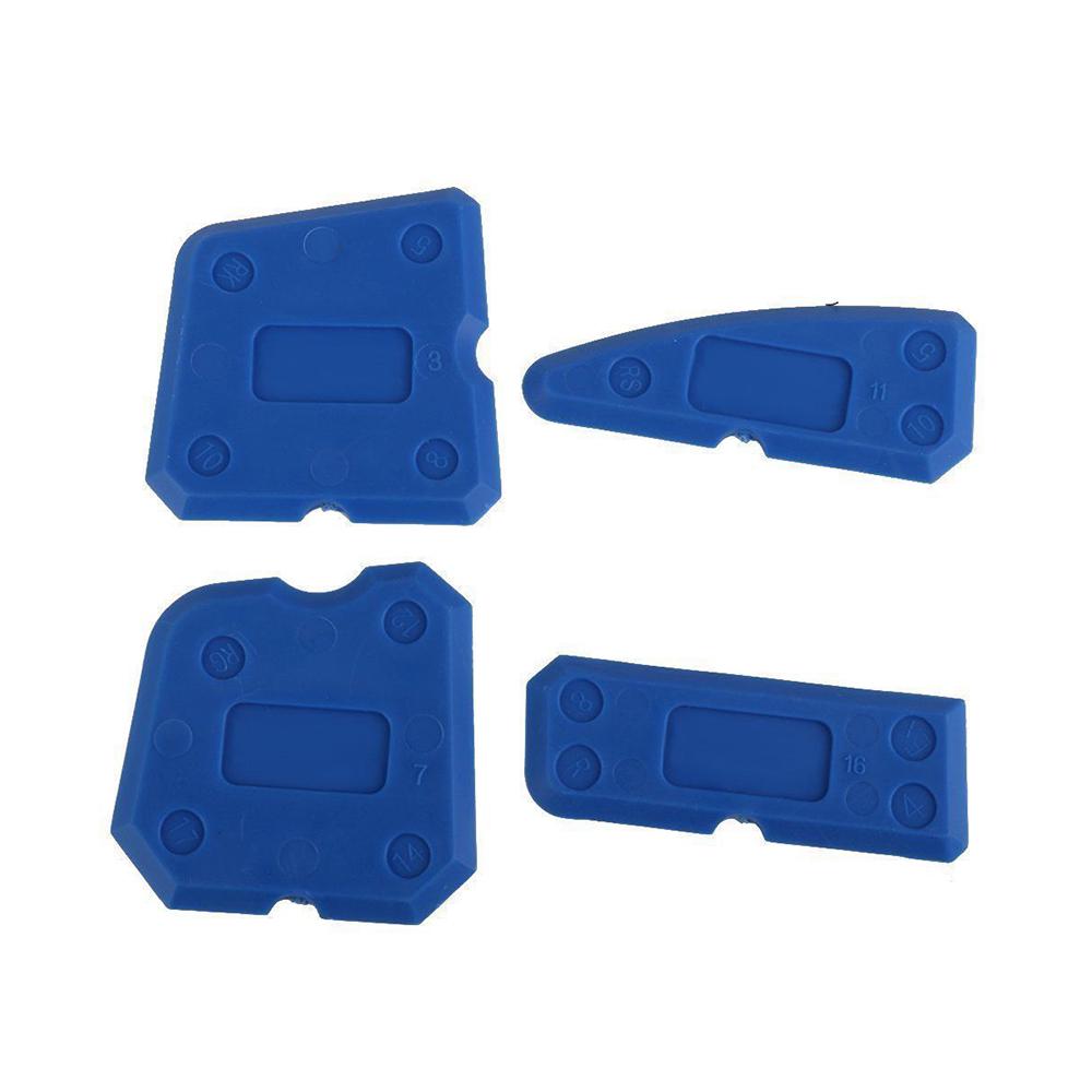 4Pcs Caulking Tool Kit Silicone Joint Sealant Spreader Spatula Scraper Edge Repair Tools Floor Tile edges Cleaner Hand Tool