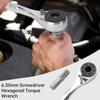 Трещотка 1/4" 6,35 мм Отвертка Шестигранная Динамометрический ключ Быстросъемный Торцевой ключ Ручные Инструменты для DIY Обслуживания из Нержавеющей Стали