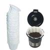 Одноразовые капсулы из фильтровальной бумаги для кофе, совместимые с K-Cup, 100 штук