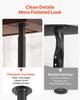 Adjustable Table Legs, 710-1100 mm Steel Furniture Legs, 544 kg Max Load Heavy Duty, Quick Installation, Ideal for Home Office Desk DIY, Coffee Dinner