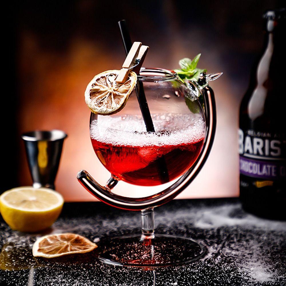 Transparent Wine Cup Creative Cold Drink Cup Drinkware Straw Cup Juice