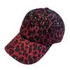 Leopard Print Baseball Cap With Rhinestones For Summer Street Style Fans