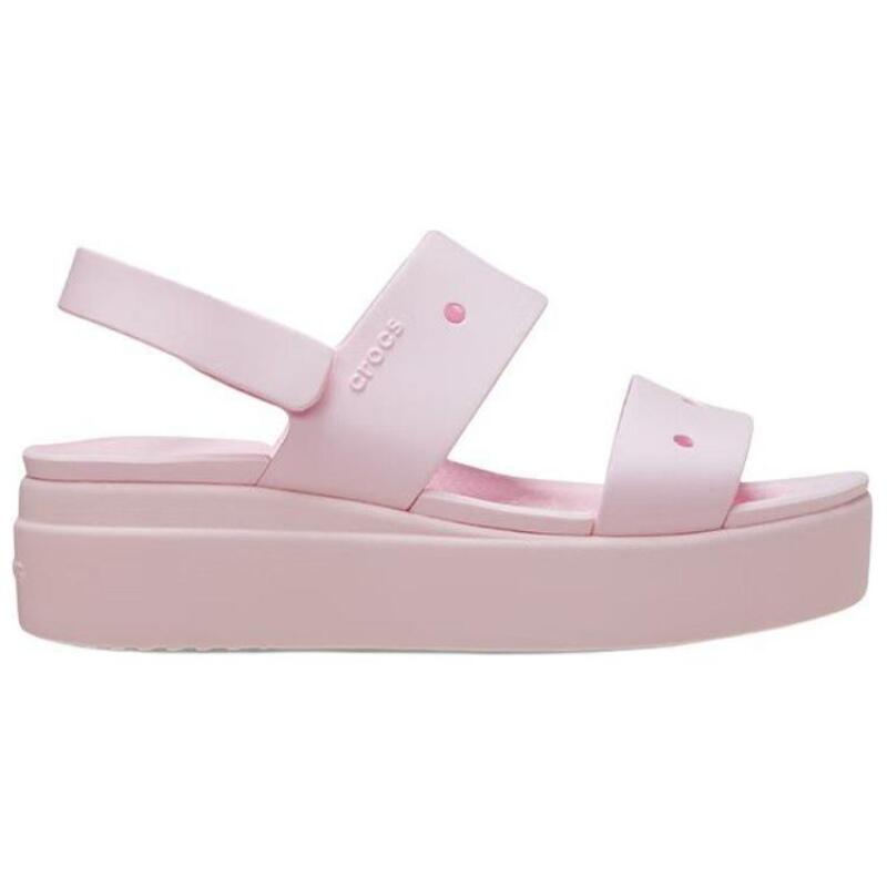 Crocs Бруклин EVA Легкие пляжные сандалии с открытым носком Женские Розовые
