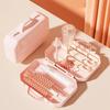 Silicone Bottle Brush Set Baby Bottle Drying Rack Portable Bottle Scrubber  Cleaning Tool Set