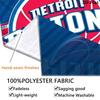 Detroit Pistons Wall Tapestry Aesthetic Wall Hanging Printed Fabric Blanket Decorative Tapestries for Bedroom Living Room Home Decor