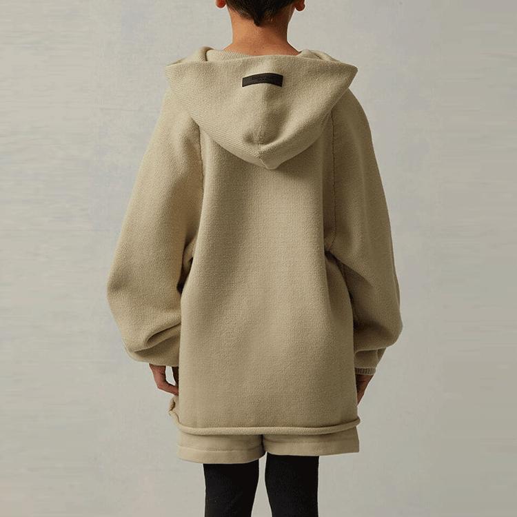 Fear of God Essentials Свитшот Ss22 Худи с принтом большого логотипа Детский Детский свитер FOG-SS22-314