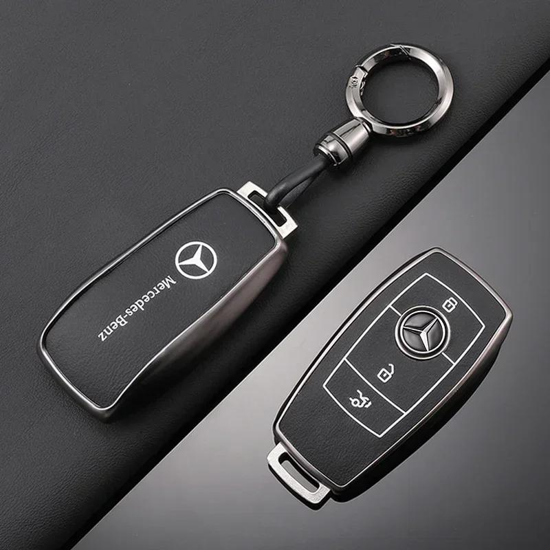 C200 E300 2026 Горячая Мода ТПУ Чехол-Оболочка Сумка Для Умного Ключа Автомобиля Для Mercedes Benz A C E S G Класса GLC CLE CLA W177 W205