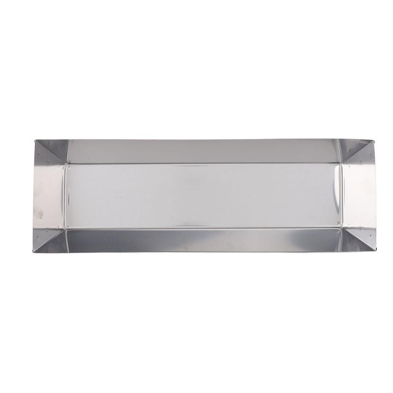 Mud Pan 14 Inch Mud Pan 210 Stainless Steel High Strength Smoothly Tool Tray Bucket for Cement Mortar Putty Paint Mixing