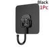 1-20Pcs Strong Self Adhesive Hooks Punch-free Door Wall Hangers Hook for Kitchen Bathroom Home Towel Bags Storage Hanging Holder