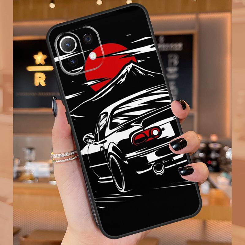 Cartoon car JDM Case For Xiaomi 14 15 Ultra 13T 14T 15T Pro 17 Pro Max POCO X7 X5 X6 F5 F6 F7 F8 Pro Cover