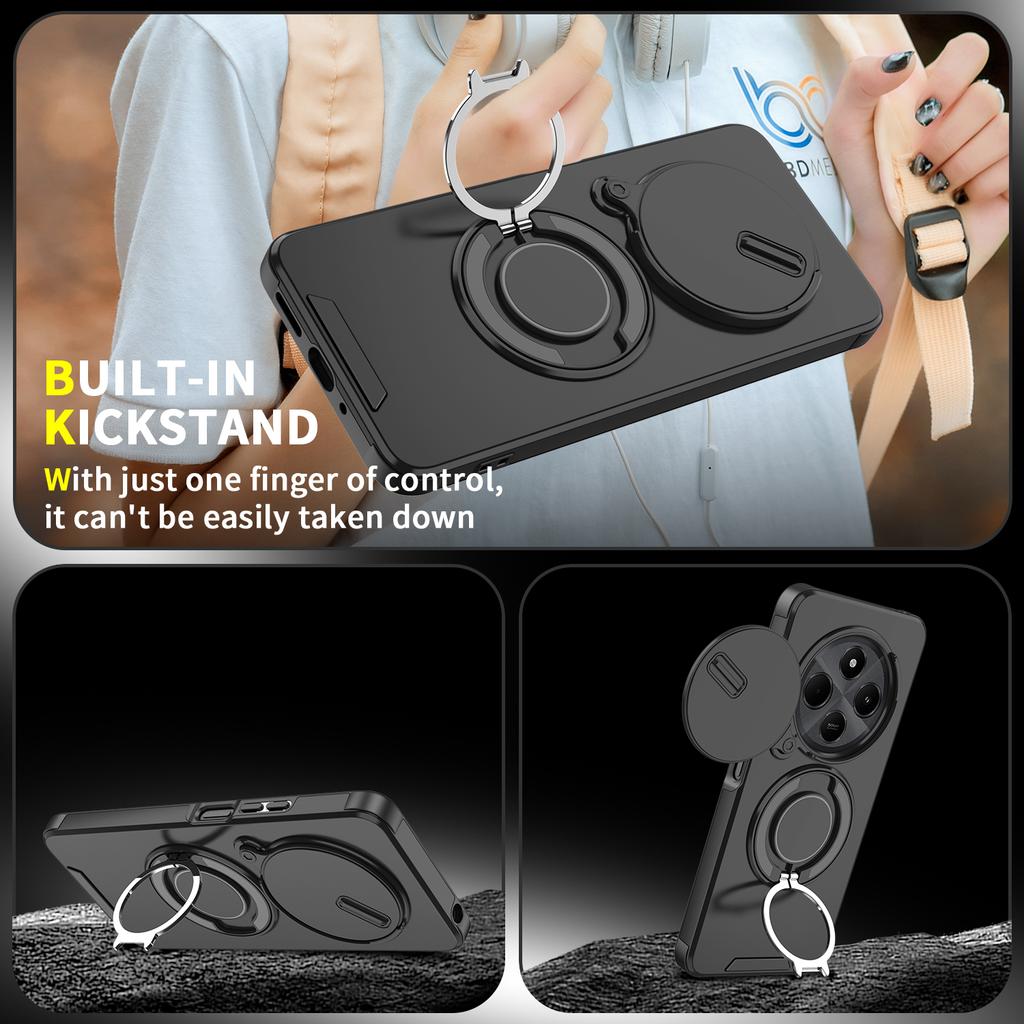 Модный чехол для Xiaomi Redmi Note 15 Pro+ 5G Note15 Note 14 Pro Plus 13 Note14 Note13 С подставкой Противоударный Защитная крышка для объектива