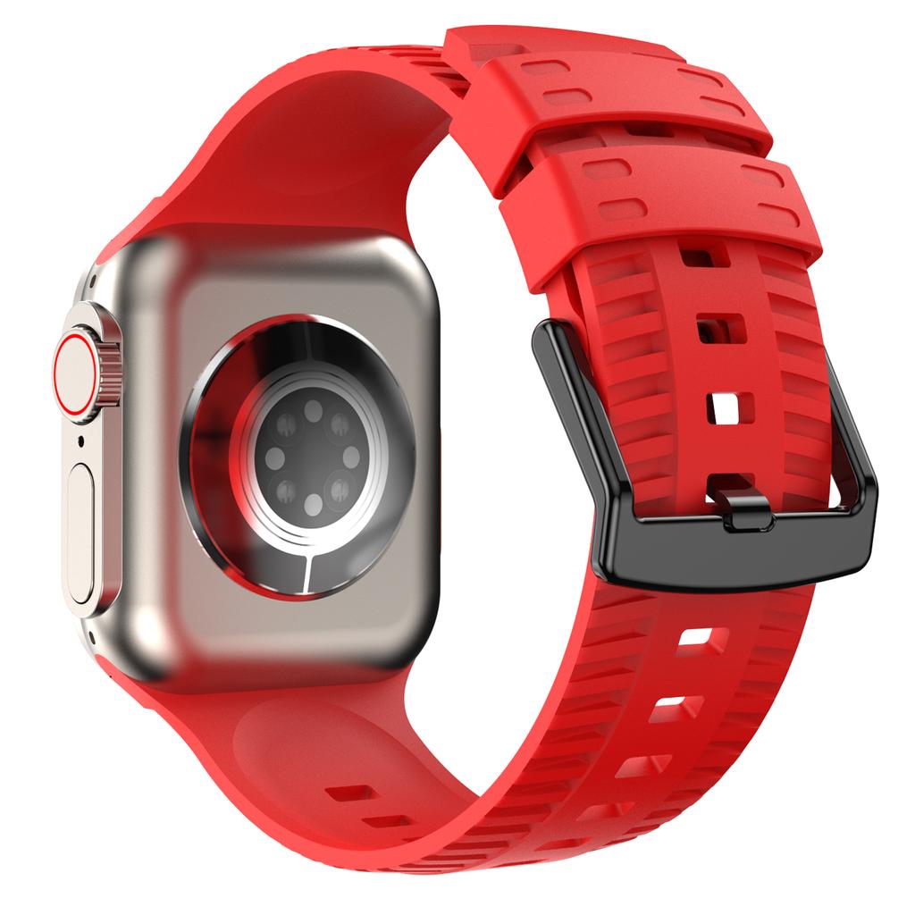 Ремешок с узором в виде шин для Apple Watch Ultra Band 49 мм, 44 мм, 45 мм, 41 мм, 42 мм, 38 мм, силиконовый браслет Correa IWatch Series 8 Se 7 6 5 4
