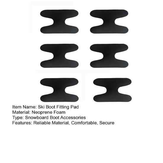 6/12 шт., лыжные ботинки для сноуборда, подкладка из пены, самоклеящиеся мягкие вставки для ботинок, защита для снятия давления на лодыжку, подъем пятки