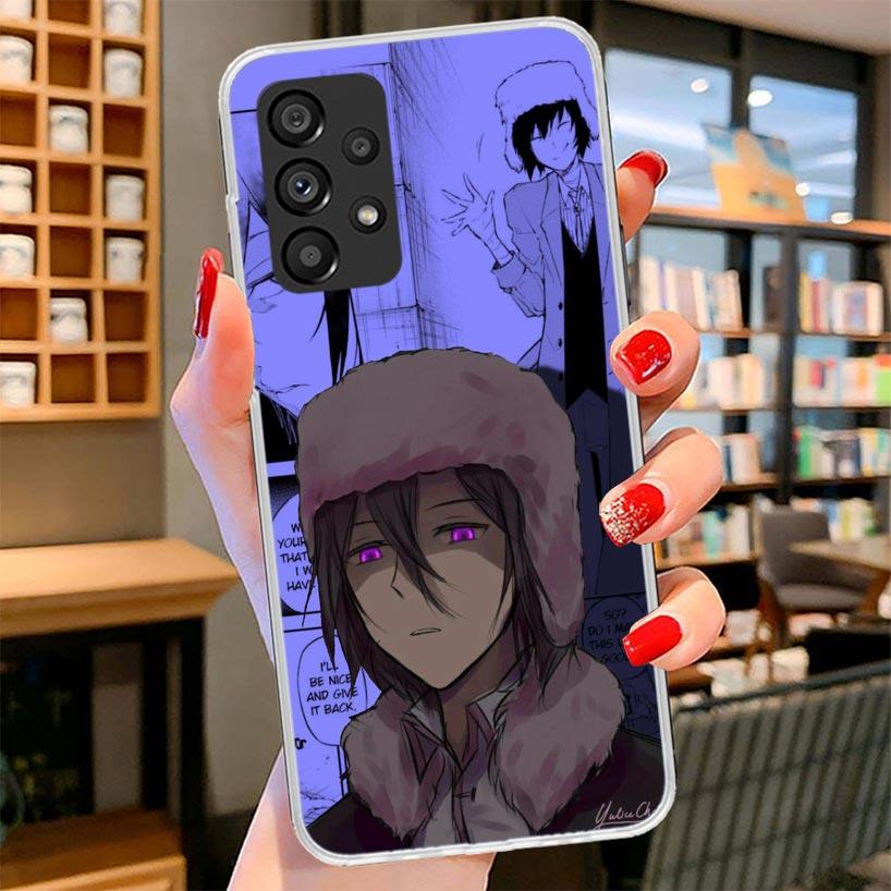 Чехол для телефона Bungo Stray Dogs Манга Для Samsung Galaxy A17 A37 A57 A16 A26 A36 A56 A15 A25 A35 A55 A14 A24 A34 A54 A13 A23 A33 A53