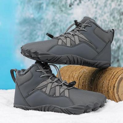 Женские зимние сапоги Plus Velvet Snow Boots Casual PU на шнуровке, теплые, хлопковые, большие, толстые, нескользящие, спортивные туфли