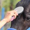 Расческа для вычесывания гривы у лошадей, профессиональная щетка для гривы и хвоста с гуманизированной ручкой, щетки для ухода за лошадьми, щетка для гривы и хвоста