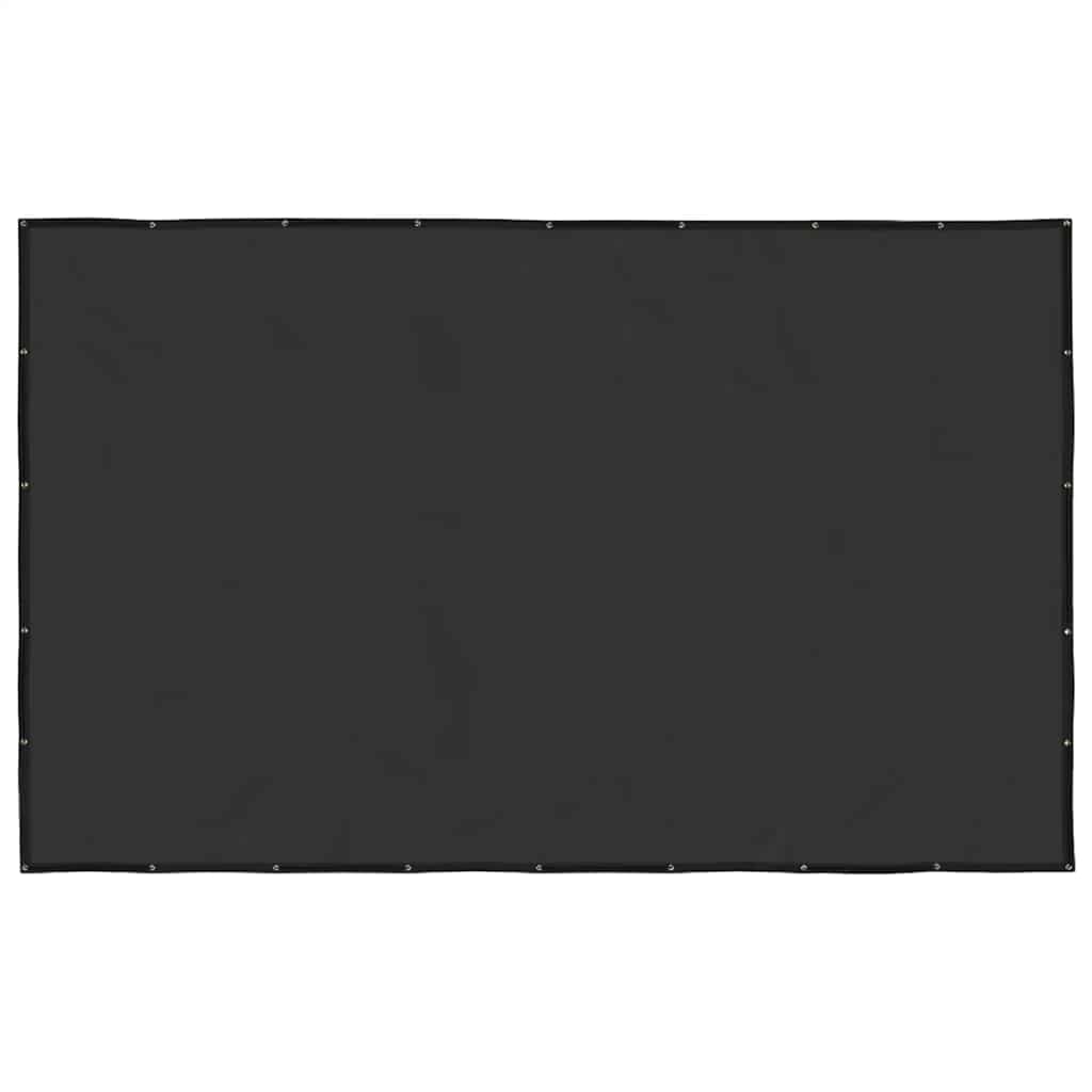 vidaXL Anhängernetz HDPE 2,5x4 m Schwarz