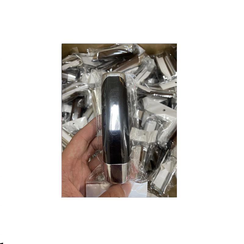 Mahogany Car Handbrake Cover - Carbon Fiber Pattern, Decorative and Protective Cover