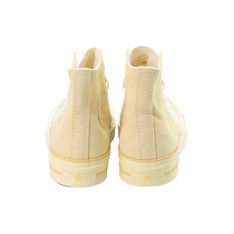 Converse 1970-е Chuck Taylor All Star Удобные Универсальные Кроссовки-мидтопы из Канваса Унисекс Белые Желтые A00541C