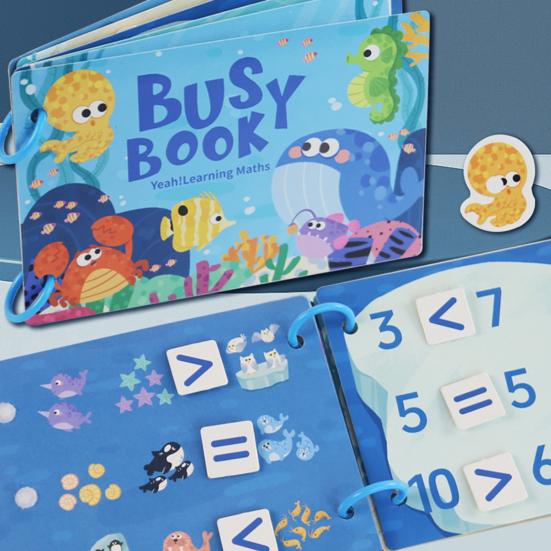Занятия для малышей 1-6 лет Обучение через игры Книга с наклейками Развивающая игрушка для детей Дошкольная книга с заданиями Сенсорная игрушка Подарки для малышей Prek