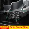 2pcs Front Trunk Debris Filter For Tesla Model Y Accessories 2023 2022 2021 Water Guide Groove Cover Anti-Clogging Organizer