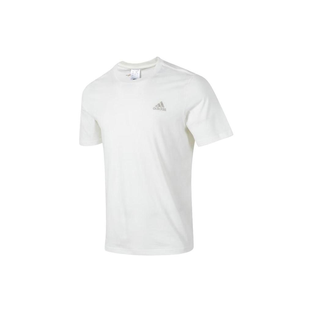 Adidas Essentials Single Jersey Embroidered Small Logo T-Shirt Off White Men Streetwear IS1318