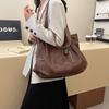Retro Texture Large-capacity Bag Women's 2025 Fashion New Shoulder Bag Versatile Foreign Style Commute To Work Tote Bag