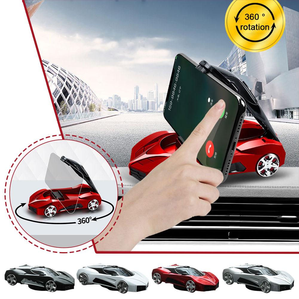 Pemegang Telefon Bimbit Kereta держатель мобильного телефона вращающийся зажим GPS автомобильный устойчивый держатель телефона 360 градусов поддержка форма S Q2s2