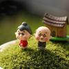 Суккулентный мох микроландшафт: 4 типа фигурок дедушек и бабушек для экологических бутылок, сделанных своими руками.
