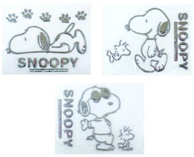 Наклейка-эмблема Meibo Snoopy (Набор ABC из 3 штук)