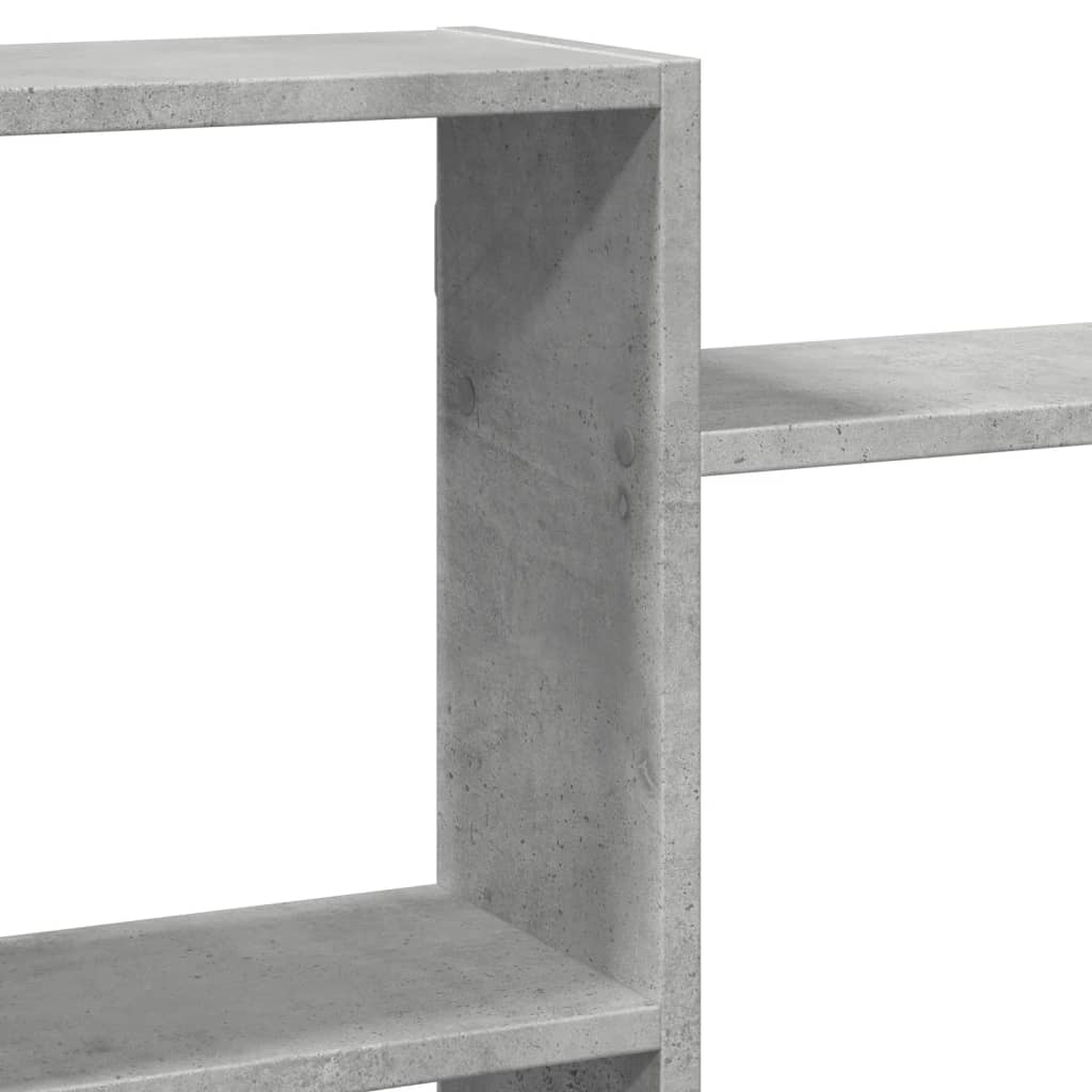 Wall Shelf Concrete Grey 159 x 18 x 65 cm Particleboard