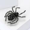 Rhinestone Spider Brooch for Women Unisex Animal Pins Insect Banquet Party Backpack Gifts Jewelry Accessories
