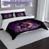 3pcs Custom Name Galactic Dancer Printed Bedding Set Duvet Cover Closure Includes 1 Duvet Cover & 2 Pillowcases, Soft and Comfortable for All Seasons.