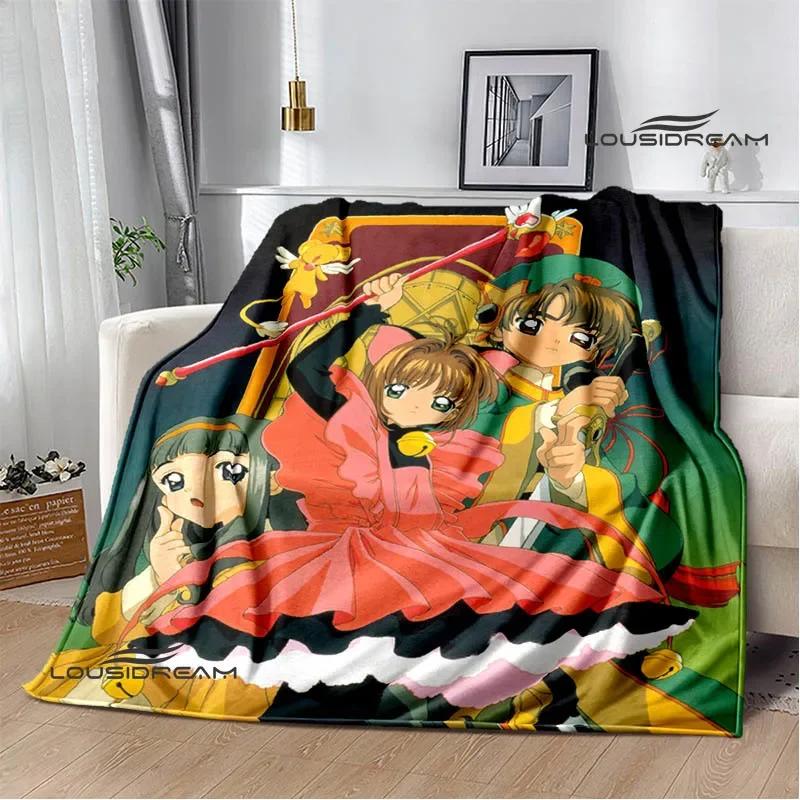 Card Captor Sakura Cartoon blankets fashion blankets Warm Flannel Soft Comfortable Blanket Home Travel Blanket Birthday Gift