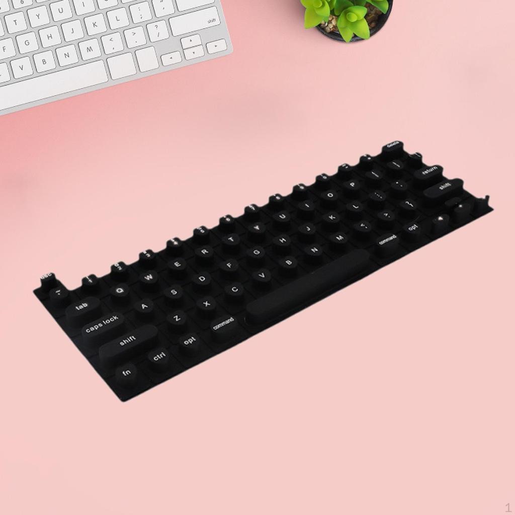 Пленка для клавиатуры Nail Art, легко моющаяся, рельефная, силикон, универсальная