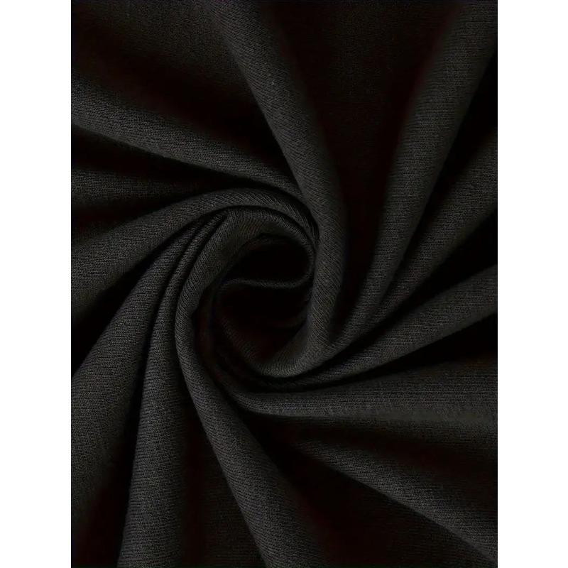 Мужская готическая футболка европейского размера Металл - Вдохновленная Черно-Красная Надпись с Пентаграммой и Крестом - Мягкая, Дышащая, Свободного Покроя, с Круглым Вырезом для Концертов