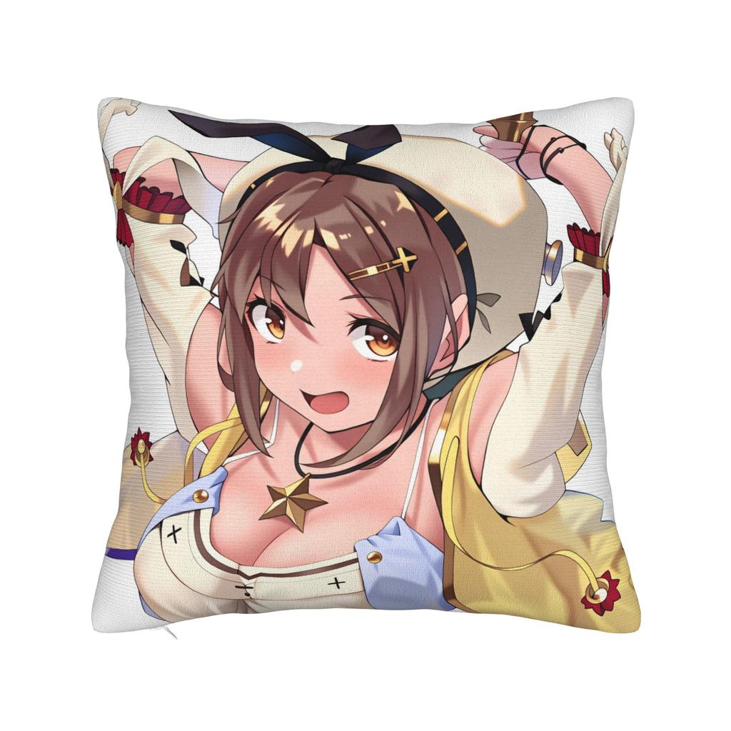 Game Atelier Ryza Pillow Cover Cute Funny Pillow Case For Sofa Home Decor Print Cushion Cover Gift