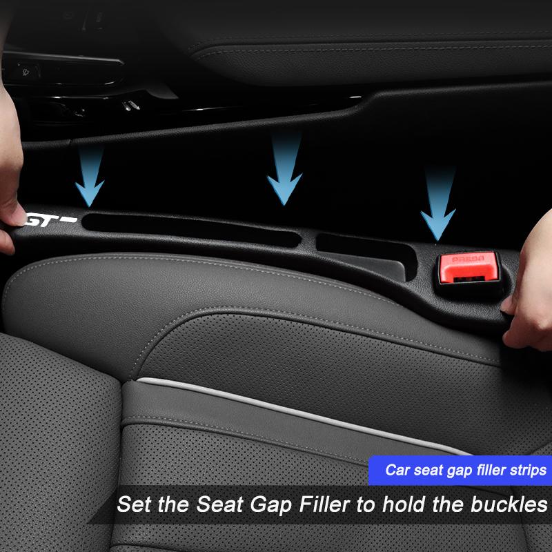 Car Seat Gap Filler Side Seam Leak-proof Strip for Peugeot GT 208 2008 308 508 5008 3008 Seat Gap Filling Strip Auto Accessories R6